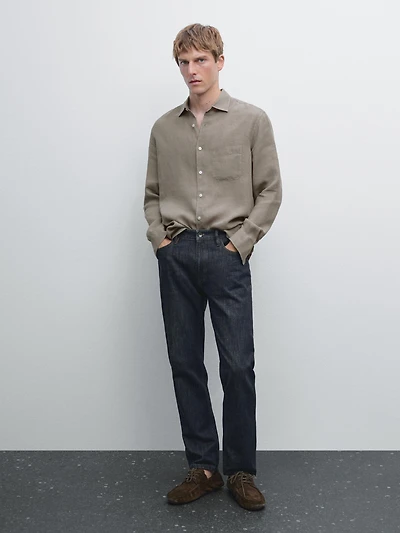 Chemise regular avec poche
