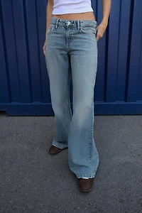 TRF LOW RISE FLARE JEANS