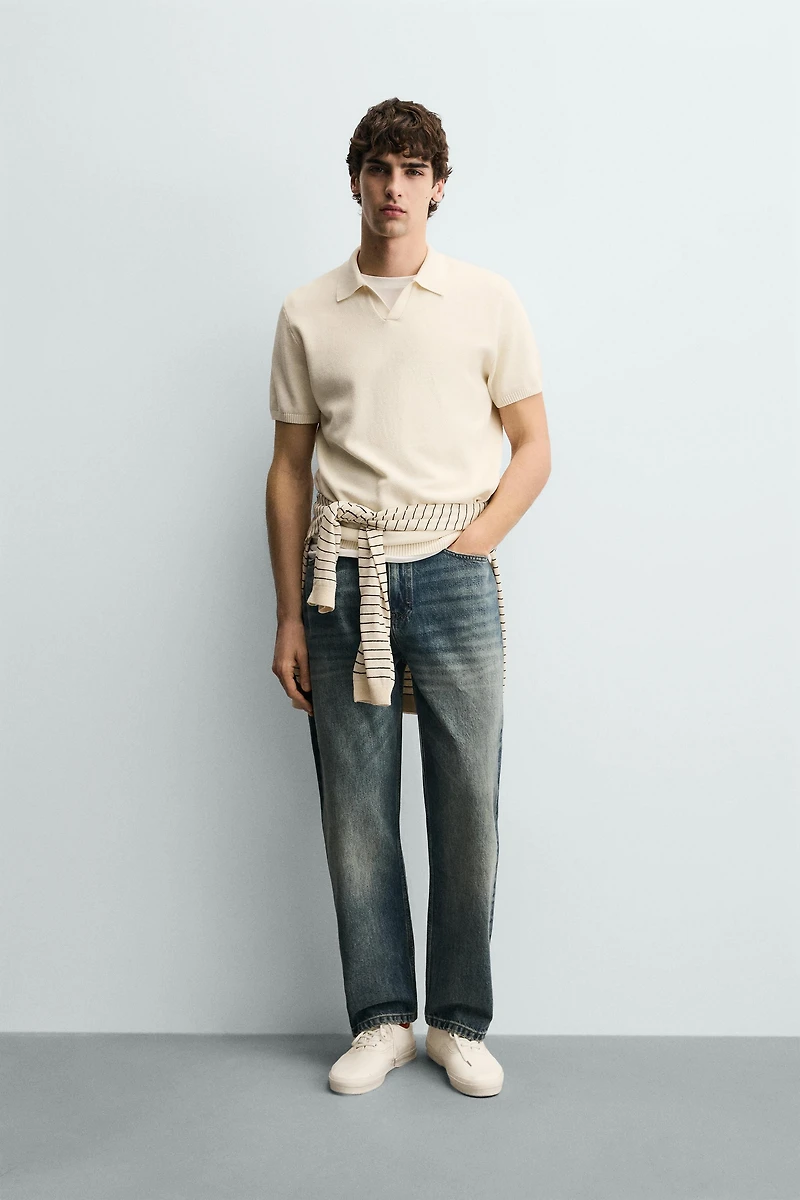 POLO EN MAILLE STRUCTURÉE