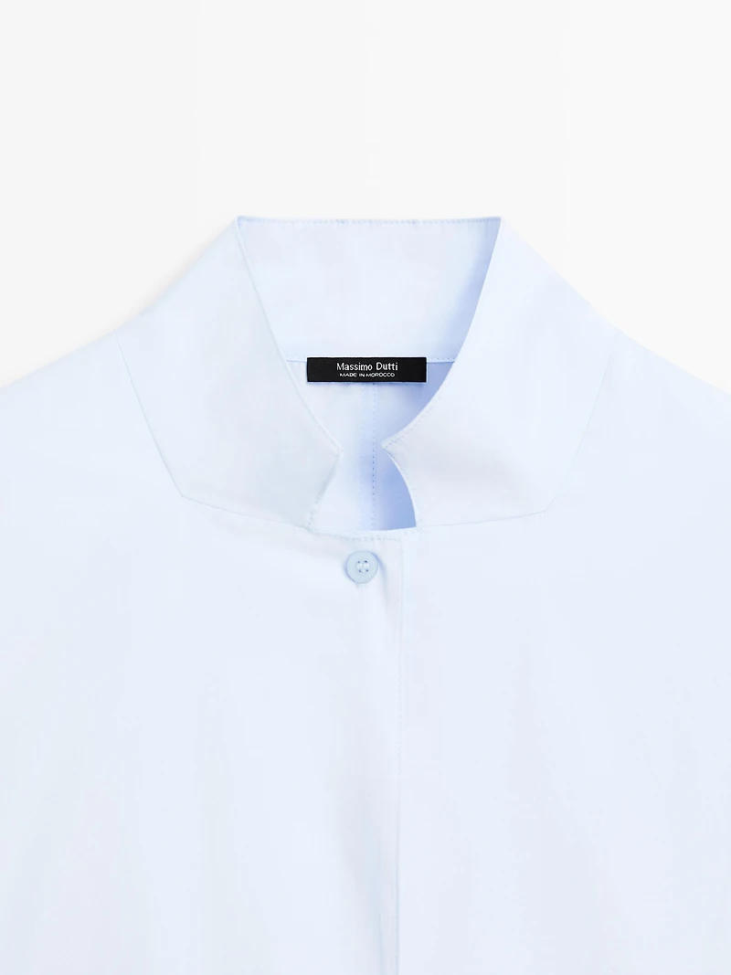 100% cotton poplin shirt