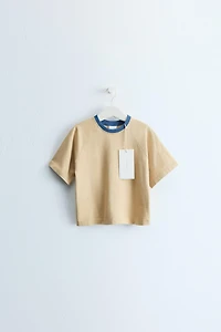 ZARA TIMELESS - T-SHIRT À LISERÉ EN CONTRASTE