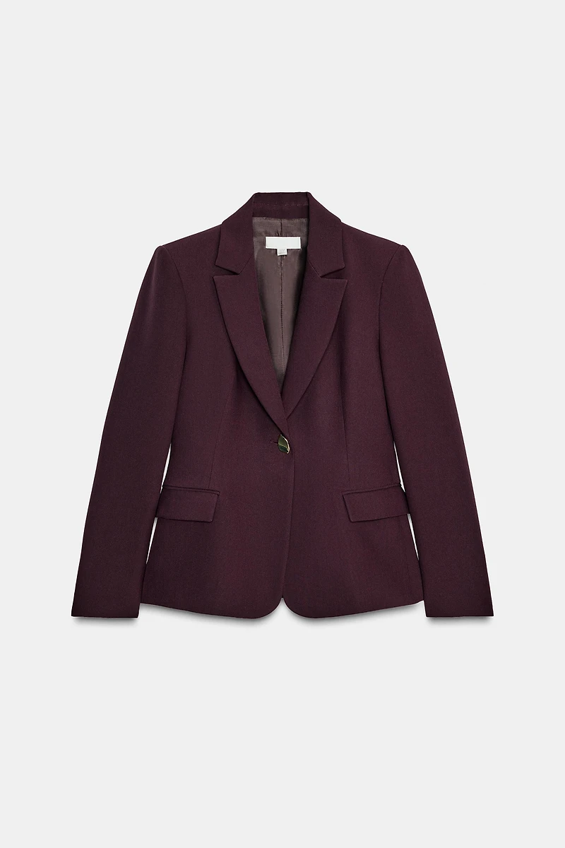 TAILORED BLAZER WITH SHOULDER PADS
