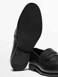 Mocassins habillés en cuir
