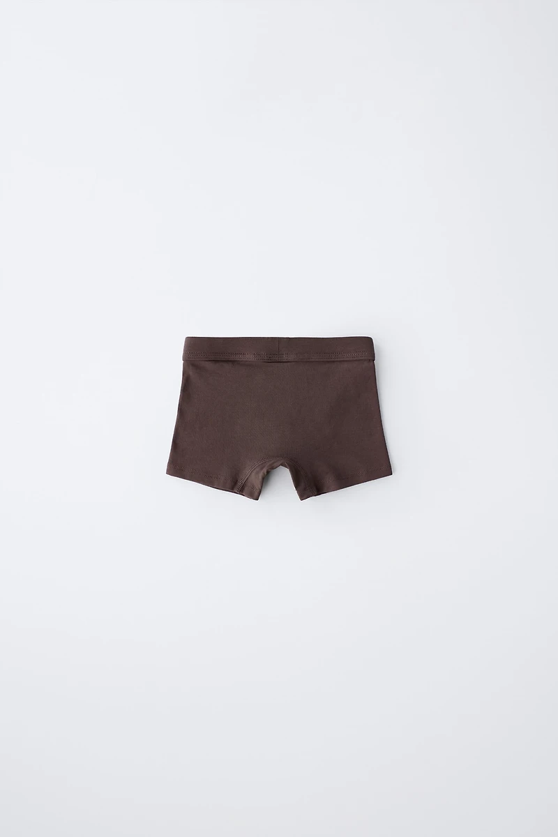 2-6 YEARS/ FIVE-PACK OF LABEL BOXERS