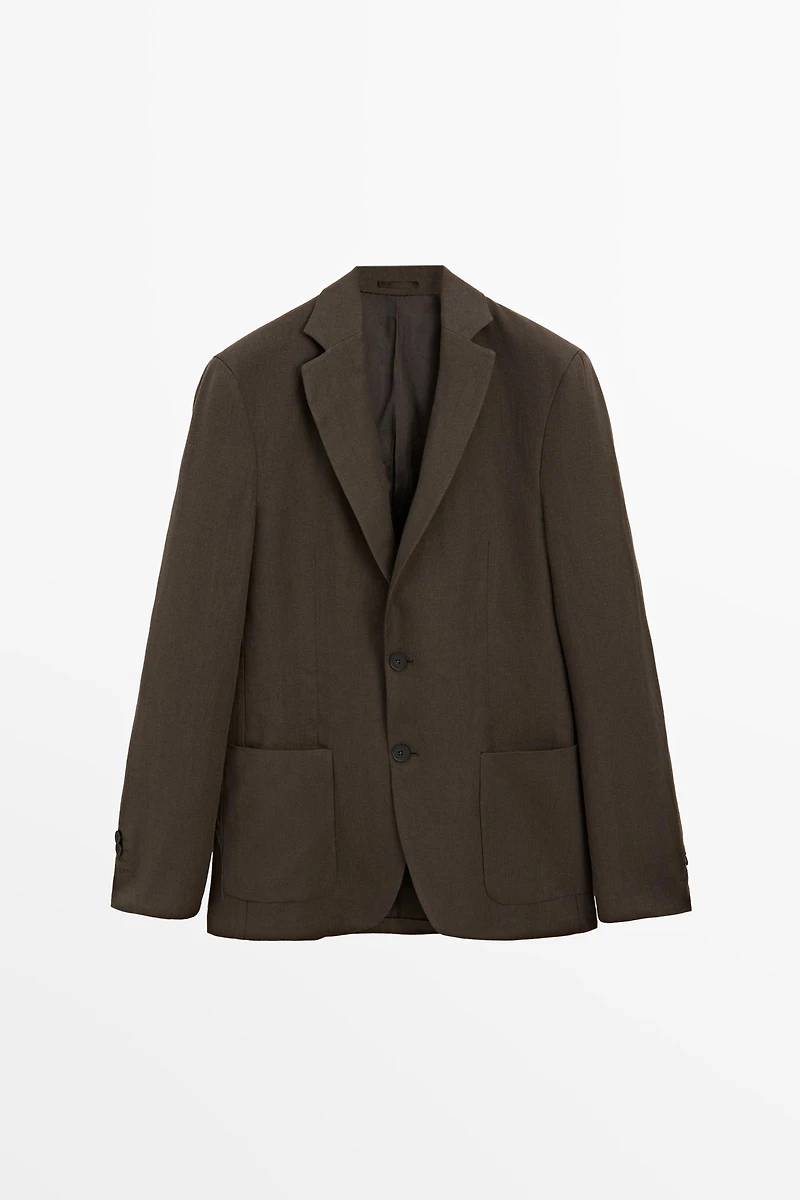 Veste de costume en lin