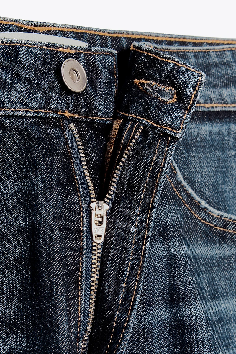 TRF MID-RISE BAGGY BALLOON JEANS
