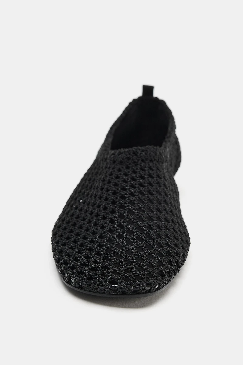MESH FLAT BALLET FLATS