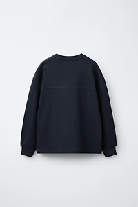 EMBROIDERED TEXT T-SHIRT