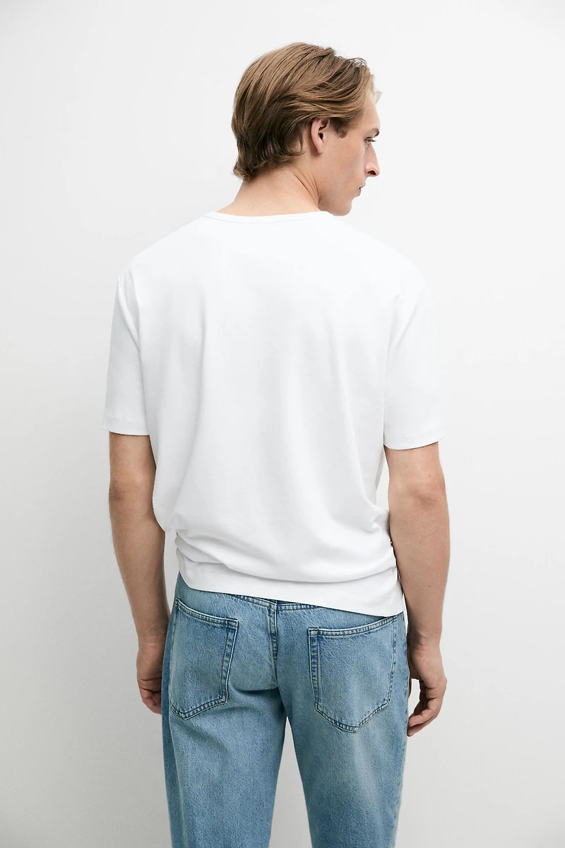 T-shirt manches courtes 100 % coton