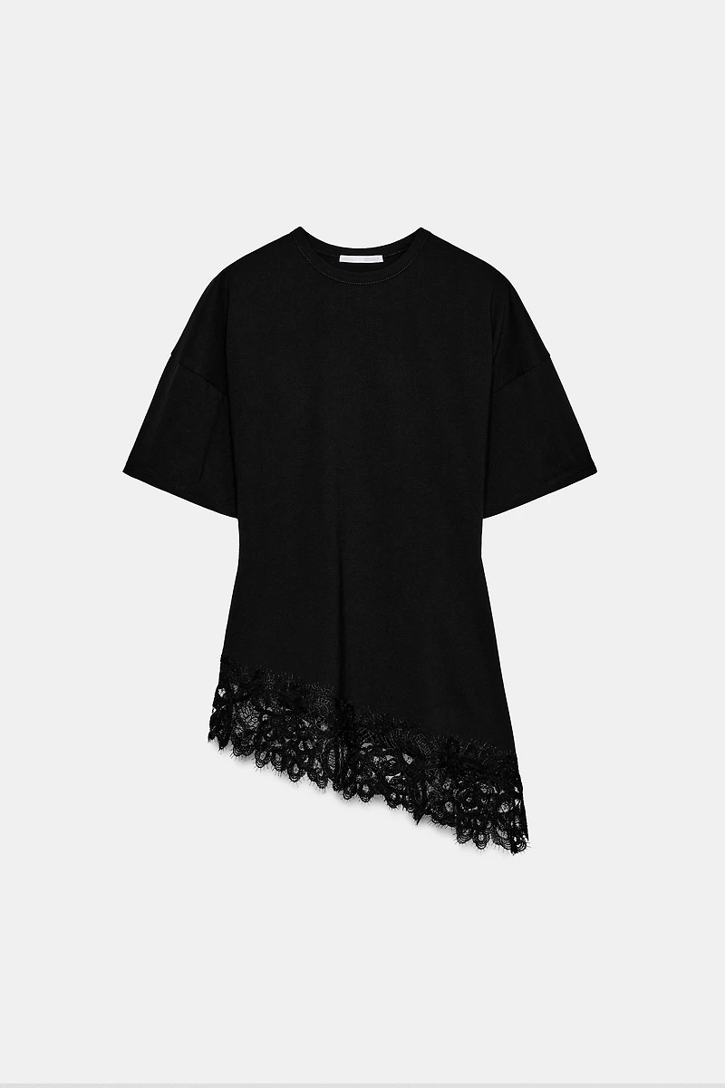 HEAVY COTTON LACE T-SHIRT