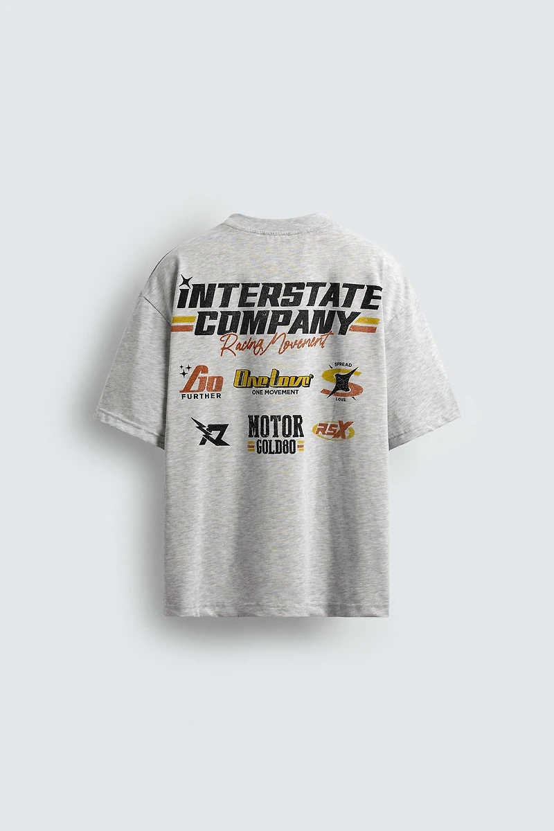 T-SHIRT MOTIFS GRAPHIQUES MOTO