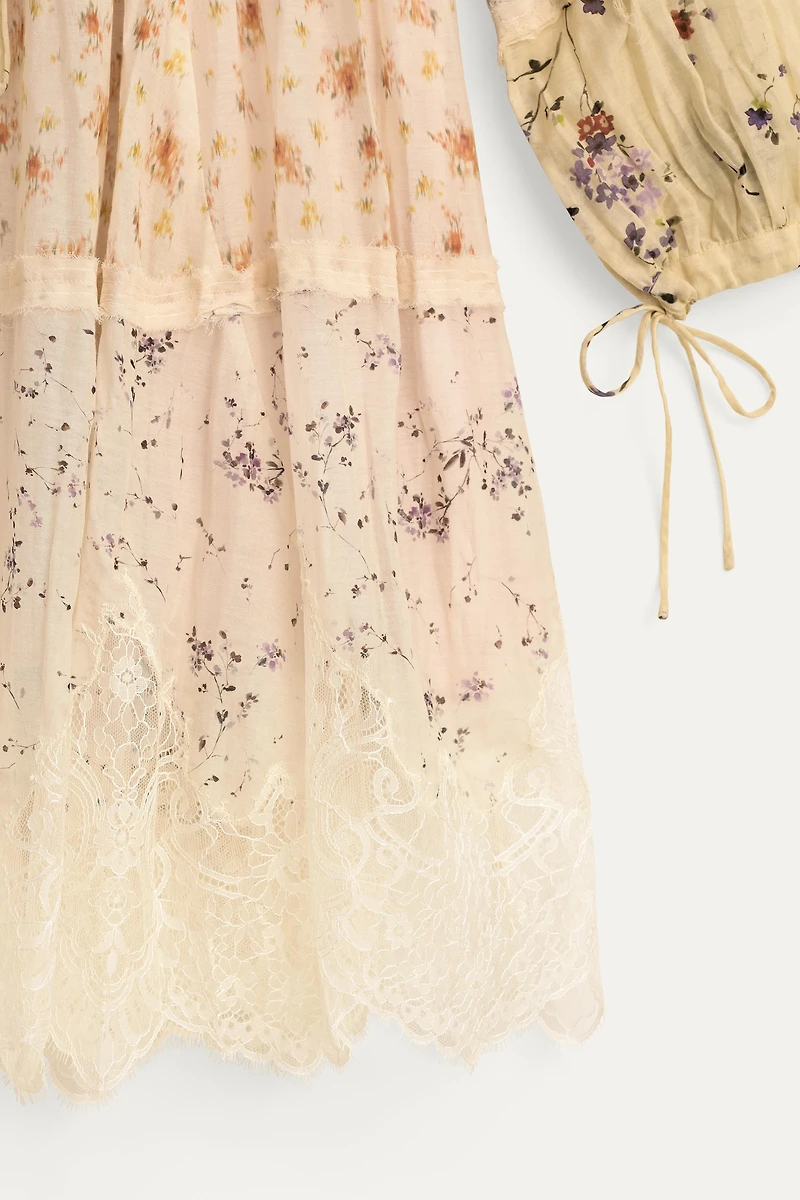 LIMITED EDITION PRINTED PATCHWORK DRESS