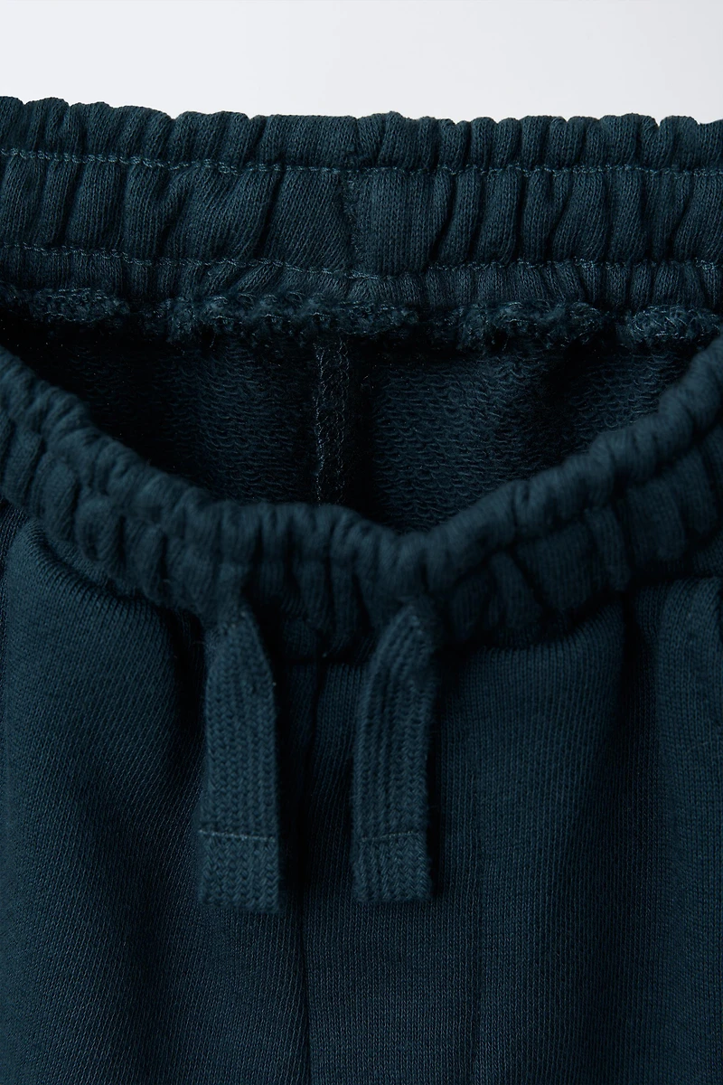 TEXT FLEECE JOGGER PANTS