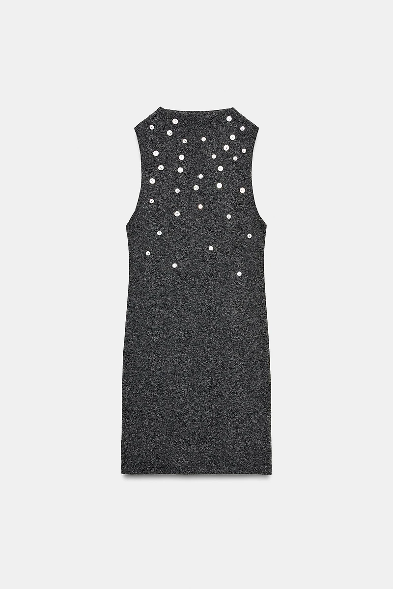 SOFT BUTTON SHORT DRESS