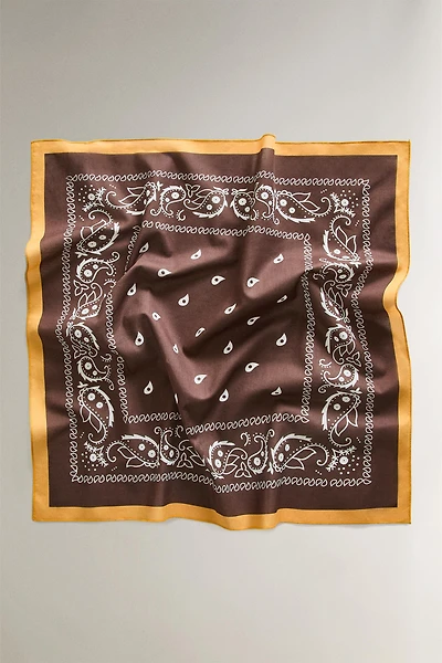 PAISLEY COTTON PET BANDANA