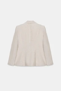 LINEN BLAZER WITH DARTS