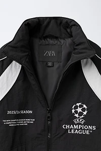UEFA CHAMPIONS LEAGUE ® WATER REPELLENT JACKET WITH HOODIE