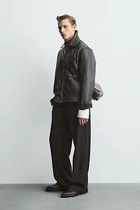 LEATHER CROSSBODY BAG