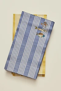 FISH PRINT PAPER NAPKINS (PACK OF 30)