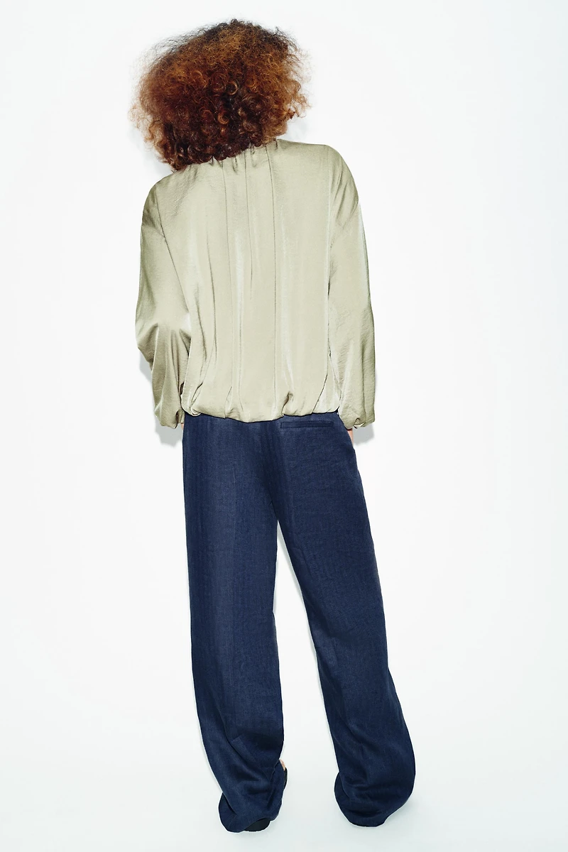 FLUID BALLOON BOMBER JACKET