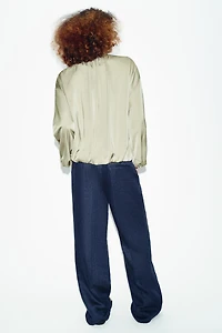 FLUID BALLOON BOMBER JACKET