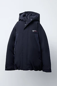 COLOR BLOCK PUFFER JACKET