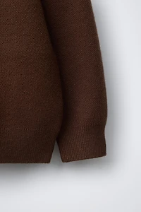 KNIT POLO SWEATER