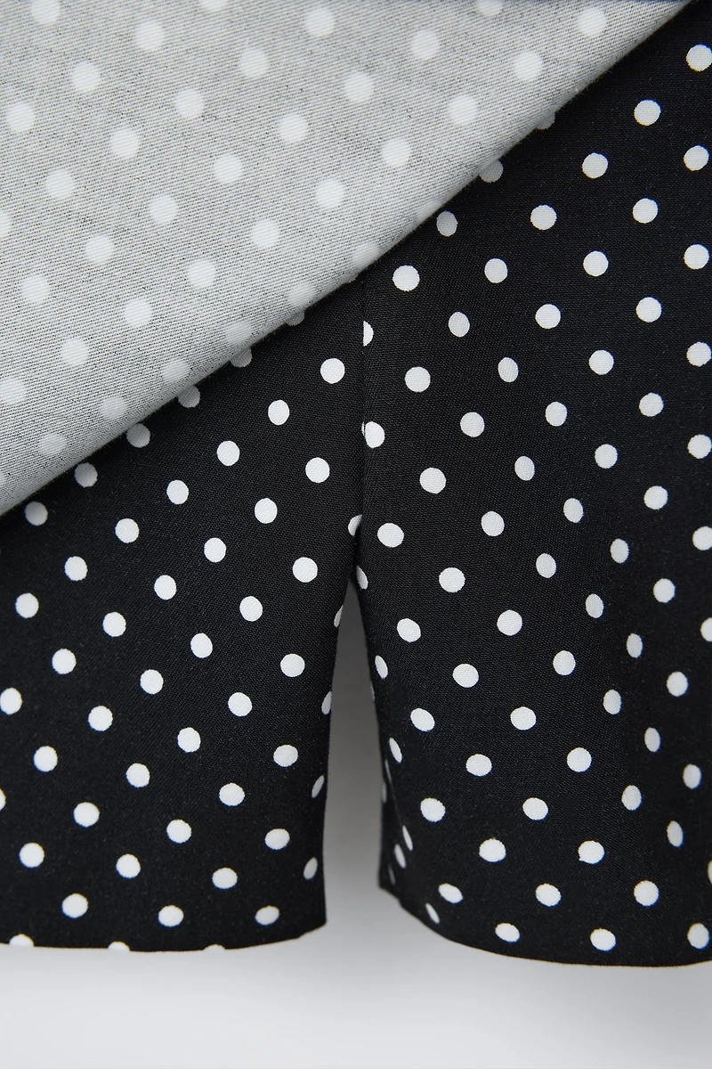JUPE-SHORT À POIS