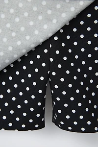 JUPE-SHORT À POIS