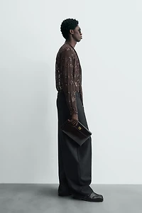 CHEMISE SEMI-TRANSPARENTE À PAILLETTES LIMITED EDITION