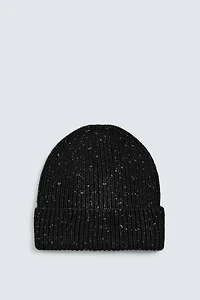 TEXTURED KNIT BEANIE
