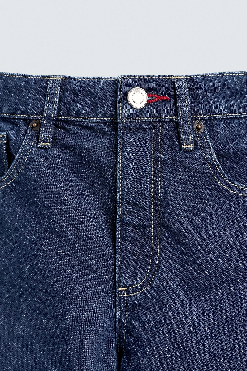 SHORT MIDI EN DENIM AVEC BRODERIES HARRY LAMBERT FOR ZARA X DISNEY