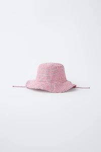 VICHY CHECK BUCKET HAT