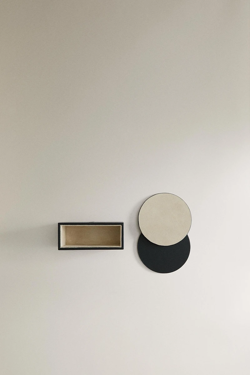 NAPA LEATHER COASTER