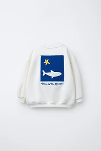EMBROIDERED SWEATSHIRT