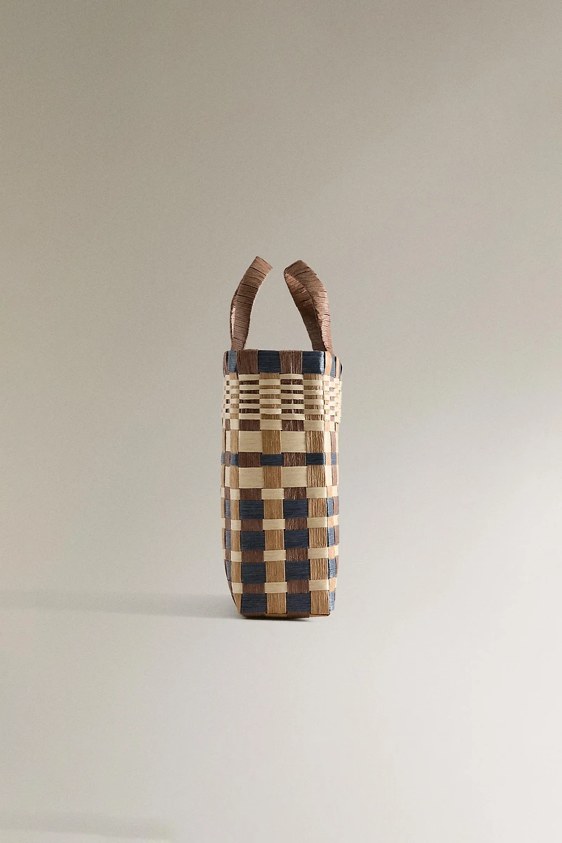 MINI SAC CABAS MULTICOLORE