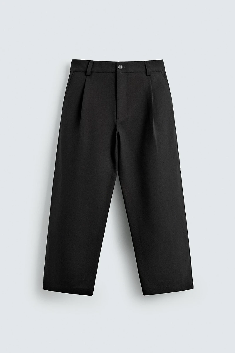 PLEATED BALLOON FIT PANTS