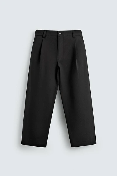 PLEATED BALLOON FIT PANTS