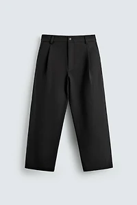 PLEATED BALLOON FIT PANTS
