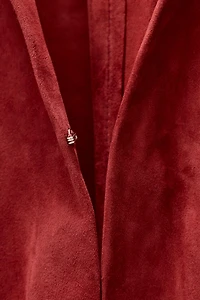 LIMITED EDITION SUEDE LEATHER POCKET SHIRT