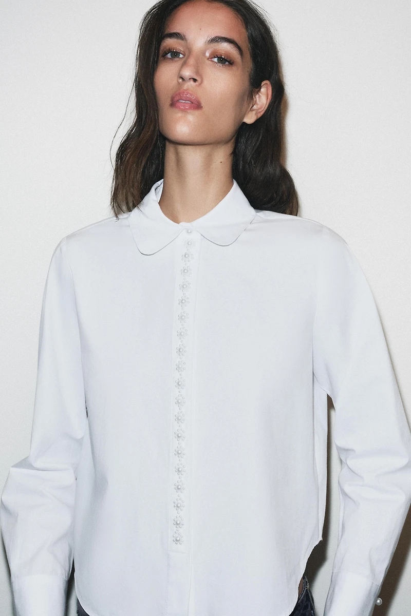 PEARL POPLIN SHIRT