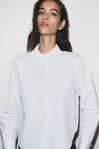 PEARL POPLIN SHIRT