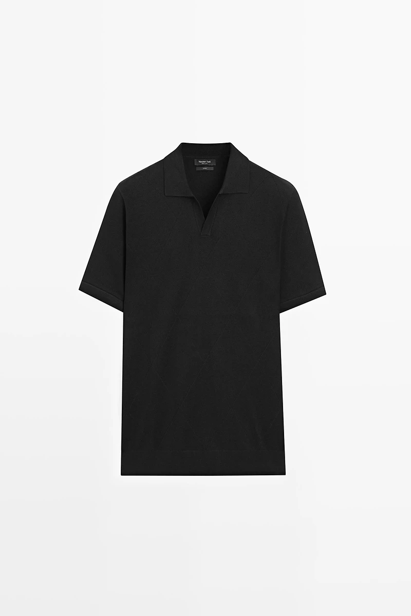 100% cotton short sleeve polo