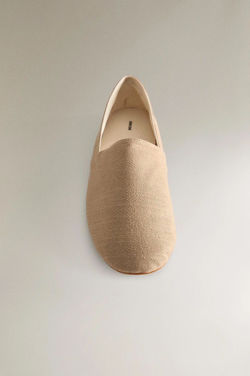 FABRIC MOROCCAN SLIPPERS