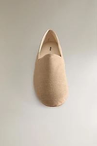 FABRIC MOROCCAN SLIPPERS