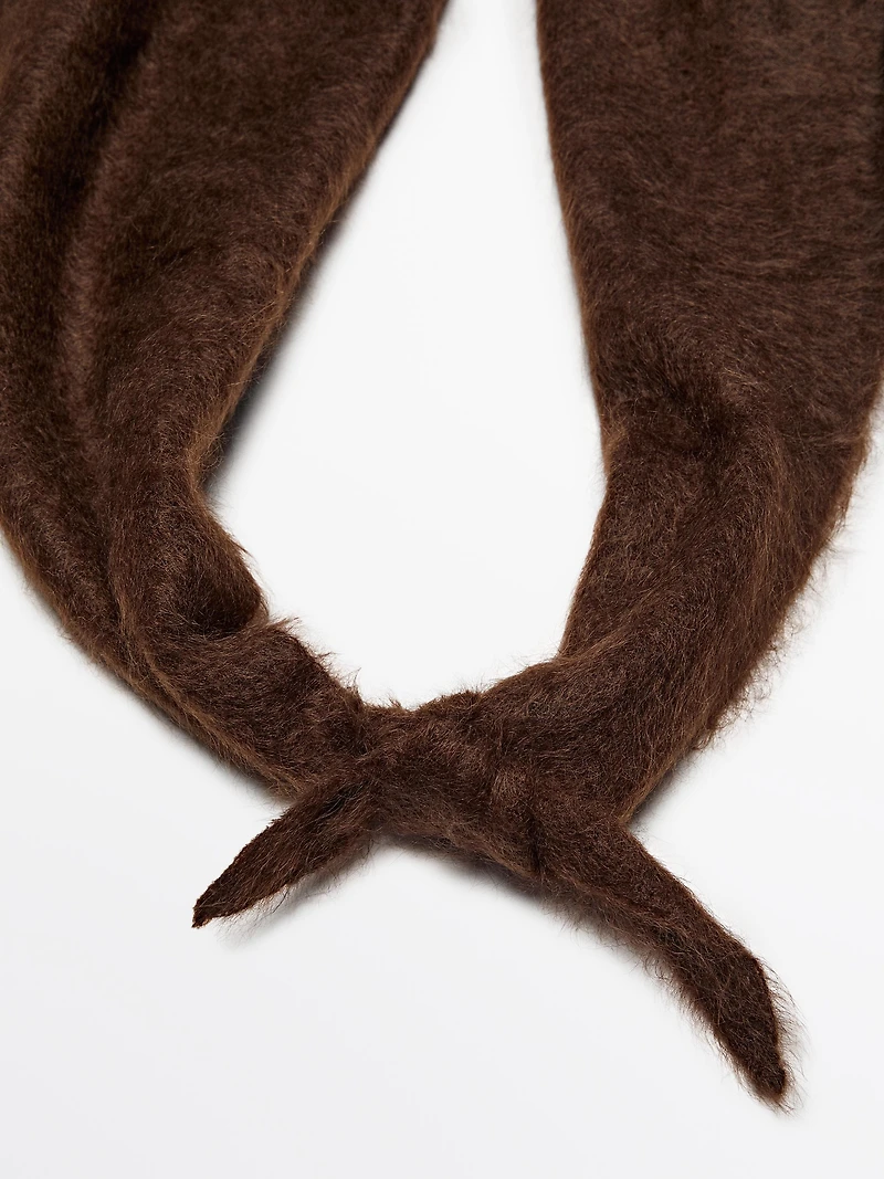 100% cashmere bandana