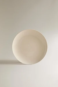 ASSIETTE À DESSERT GRÈS LISSE