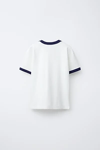 T-SHIRT LISERÉ CONTRASTE