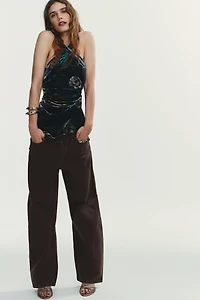 JEAN TRF BAGGY BARREL TAILLE NORMALE