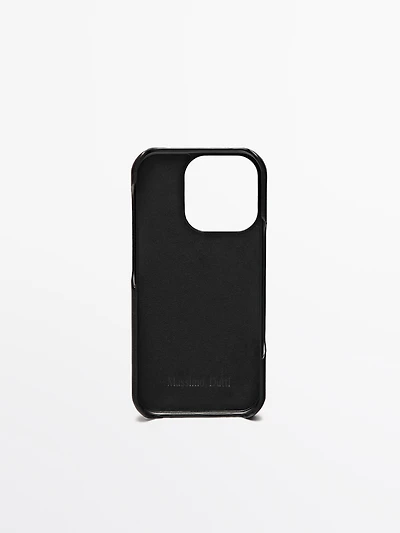 Coque iPhone 16 Pro en cuir nappa